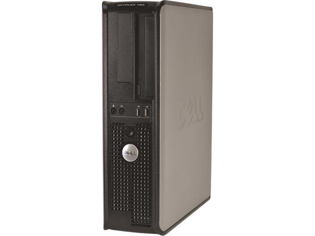 DELL A Grade Desktop PC OptiPlex 760 Core 2 Duo 2.80 GHz 4 GB DDR2 750 GB HDD Windows 10 Pro 64-Bit