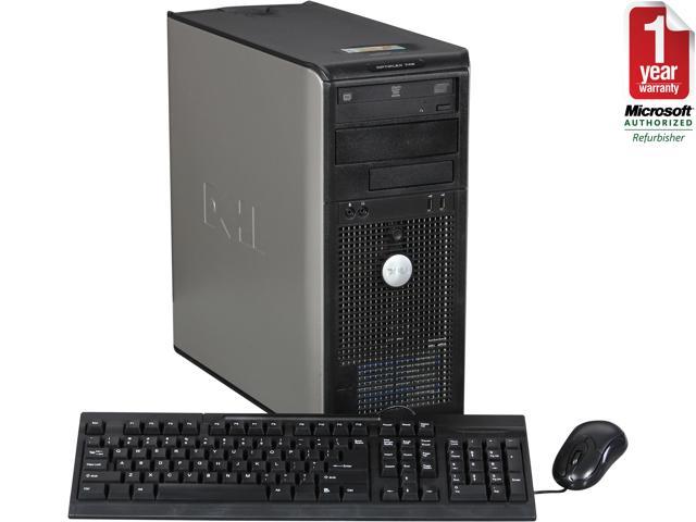 Dell Optiplex 745 [Microsoft Authorized Recertified] Tower Desktop PC with Intel Core 2 Duo 2.13Ghz, 4GB RAM, 1TB HDD, DVDROM, Windows 7 Professional 64 Bit
