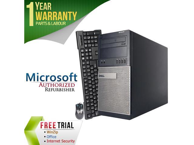 Refurbished Dell OptiPlex 790 Tower Intel Core I3 2100 3.1G / 8G DDR3 / 320G / DVD / Windows 7 Professional 64 Bit / 1 Year Warranty