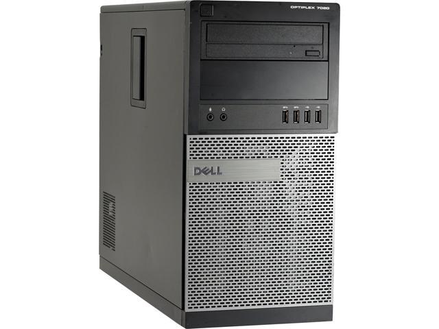 DELL Desktop Computer 7020 Intel Core i7 4th Gen 4770 (3.40 GHz) 8 GB 2 TB HDD Windows 10 Pro 64-Bit