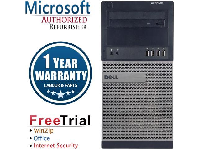 Refurbished Dell OPTIPLEX 990 Tower Intel Core i5 2400 3.1G / 8G DDR3 / 120G SSD+2TB / DVD / Windows 10 Professional 64 Bit / 1 Year Warranty