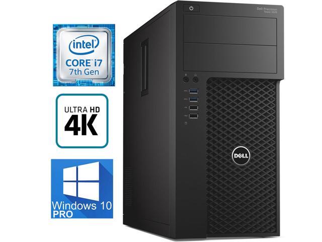 Dell Precision T3620 Workstation, Intel i7-7700 Quad Core upto 4.2GHz, 16GB DDR4, 256GB SSD + 1TB HDD, Windows 10 Pro 64-bit, 3000 Series Tower, USB 3.1, 4K HDMI, Display Port, Intel HD Graphics 630