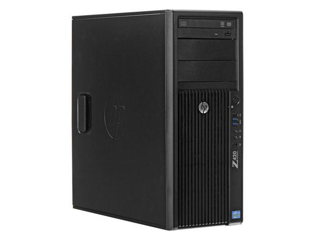 HP Z420 Workstation E5-1607 V2 Quad Core 3Ghz 16GB 500GB Quadro 600 Win 10