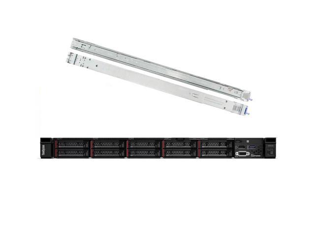 Lenovo ThinkSystem SR630 Rack Server Bundle with Rail Kit, Windows Server 2019, 2 x Intel Xeon Silver 4110 8-Core 2.10GHz, 32GB DDR4, 2TB SSD, RAID