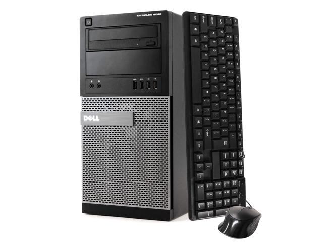 Dell Optiplex 9020 Tower Computer PC, 3.20 GHz Intel i5 Quad Core Gen 4, 8GB DDR3 RAM, 500GB Hard Disk Drive (HDD) SATA Hard Drive, Windows 10 Home 64bit