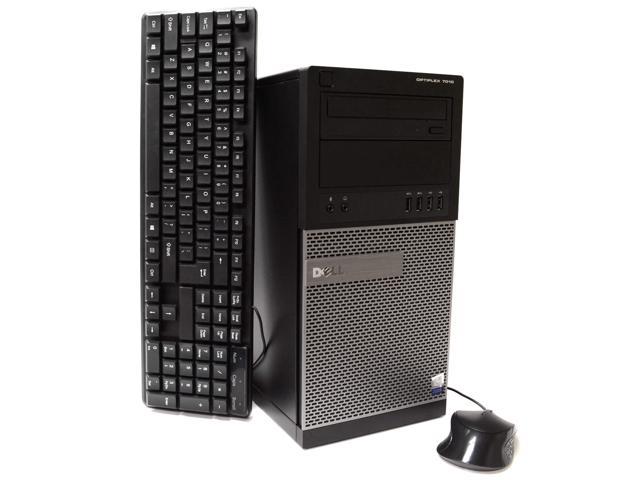 Dell OptiPlex 7010 Tower Computer PC, 3.20 GHz Intel i5 Quad Core Gen 3, 4GB DDR3 RAM, 250GB Hard Disk Drive (HDD) SATA Hard Drive, Windows 10 Home 64bit