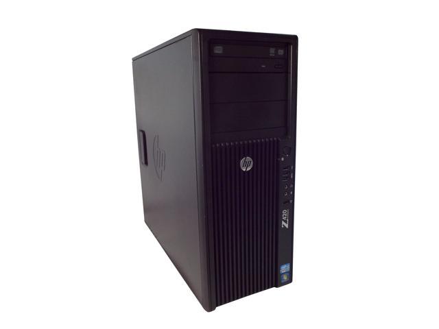 HP z420 Tower Workstation Desktop PC, Intel Xeon E5-1620 3.6GHz, 16GB DDR3 RAM, 512GB SSD, NVIDIA GeForce GTX 1030, Win-10 Pro x64, Grade B+