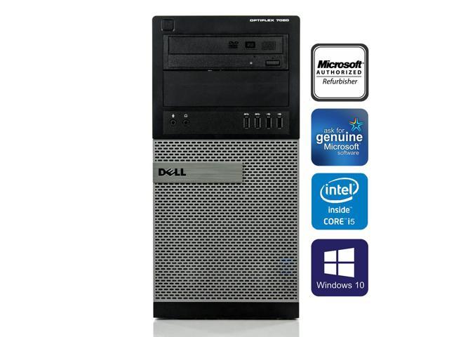 Grade A- Dell Optiplex 7020 Tower PC Computer Intel Core i5 4th Gen 4570 8GB 256GB SSD DVD Windows 10 Professional New Free Keyboard, Mouse,Power cord,WiFi Adapter