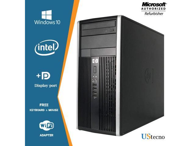 HP Compaq Elite 8300 Tower Desktop Computer Core i5 3470 8GB RAM 1TB HDD DVD Windows 10 Home New Free Keyboard, Mouse,Power cord,WiFi Adapter