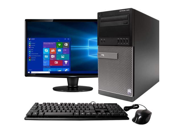 Dell OptiPlex 7010 Tower Computer PC, 3.20 GHz Intel i5 Quad Core Gen 3, 16GB DDR3 RAM, 240GB SSD Hard Drive, Windows 10 Home 64 bit (Grade B)
