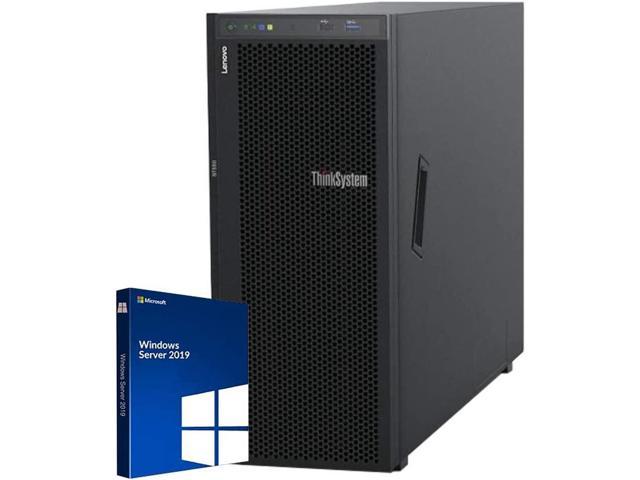 Lenovo ThinkSystem ST550 Tower Server Bundle with 2 x Intel Xeon Silver 4210, 128GB DDR4, 2TB SSD, 24TB HDD, RAID, Matrox G200 Graphics, Windows Server 2019
