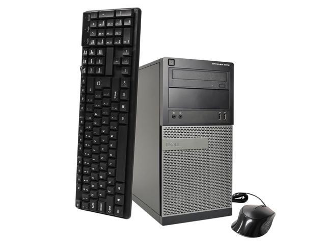 Dell OptiPlex 3010 Tower Computer PC, 3.20 GHz Intel i5 Quad Core Gen 3, 8GB DDR3 RAM, 500GB Hard Disk Drive (HDD) SATA Hard Drive, Windows 10 Home 64bit