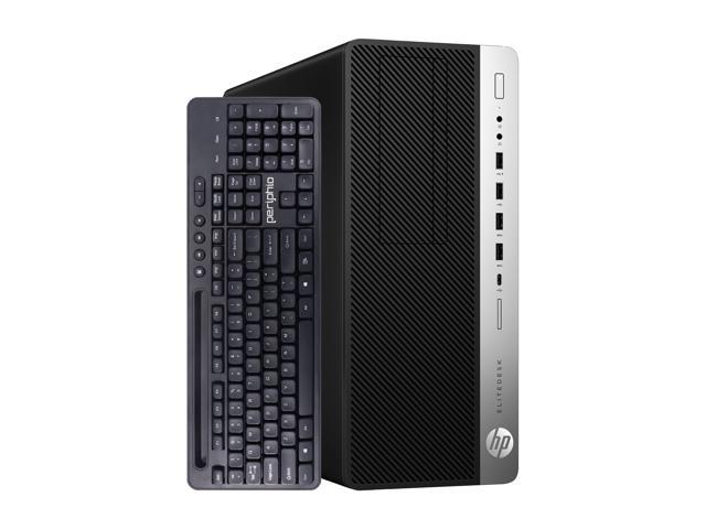 HP EliteDesk 800G3 Tower Computer PC, 3.20 GHz Intel i5 Quad Core Gen 7, 8GB DDR4 RAM, 240GB Solid State Drive Hard Drive, Windows 10 Professional 64bit