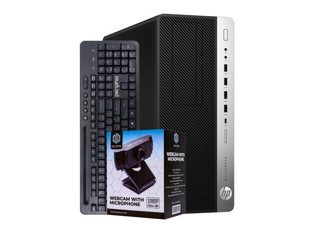 HP EliteDesk 800G3 Tower Computer PC, 3.20 GHz Intel i5 Quad Core Gen 7, 8GB DDR4 RAM, 240GB Solid State Drive Hard Drive, Windows 10 Professional 64bit