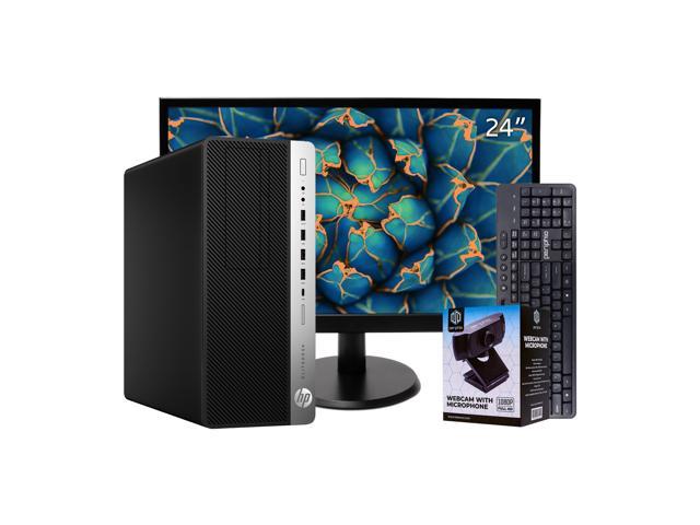 HP EliteDesk 800G3 Tower Computer PC, 3.20 GHz Intel i5 Quad Core Gen 7, 8GB DDR4 RAM, 240GB Solid State Drive Hard Drive, Windows 10 Professional 64bit