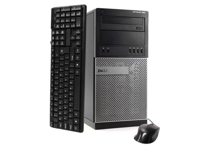 Dell OptiPlex 990 Tower Computer PC, 3.20 GHz Intel i5 Quad Core Gen 2, 8GB DDR3 RAM, 120GB Solid State Drive Hard Drive, Windows 10 Professional 64Bit