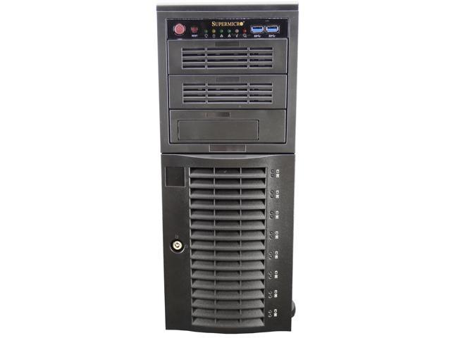Supermicro SuperWorkstation 7048A-T Desktop Tower, 2X E5-2696 V3 2.3GHz 18 Core, 96GB DDR4, NVS 310, 1TB SSD, Windows 10 Pro