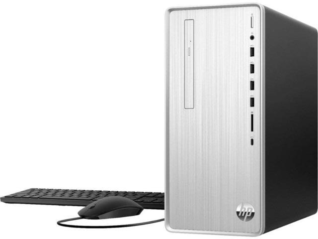 2021 HP Pavilion TP01 Premium Desktop, AMD 6-Core Ryzen 5 4600G upto 4.2GHz, 16GB RAM, 256GB PCIe SSD Boot + 2TB HDD, DVD-RW, Included: Keyboard & Mouse, WIFI, Bluetooth, Windows 10 Home