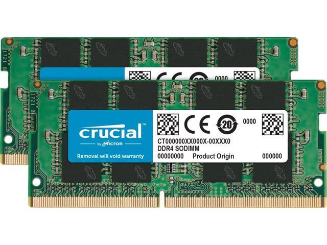 Crucial 16GB Kit (8GBx2) DDR4 2400 MT/S (PC4-19200) SR x8 SODIMM 260-Pin Memory - CT2K8G4SFS824A