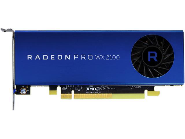 AMD Radeon Pro WX 2100 100-506001 2GB 64-bit GDDR5 PCI-Express x16 (x8 Electrical) Half Height Workstation Video Card