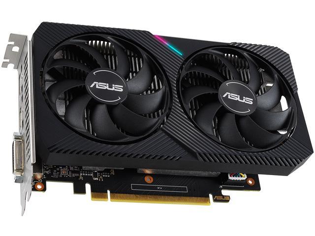 ASUS Dual GeForce GTX 1650 4GB GDDR6 PCI Express 3.0 Video Card DUAL-GTX1650-O4GD6-MINI