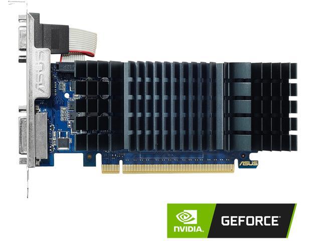 ASUS GeForce GT 730 2GB GDDR5 PCI Express 2.0 Low Profile Video Card for Silent HTPC Builds (with I/O Port Brackets) GT730-SL-2GD5-BRK