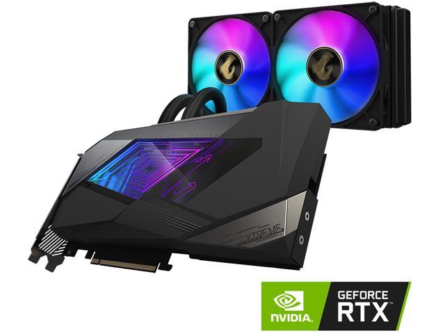 GIGABYTE AORUS GeForce RTX 3080 XTREME WATERFORCE 10GB GDDR6X PCI Express 4.0 ATX Video Card GV-N3080AORUSX W-10GD (rev. 2.0) (LHR)