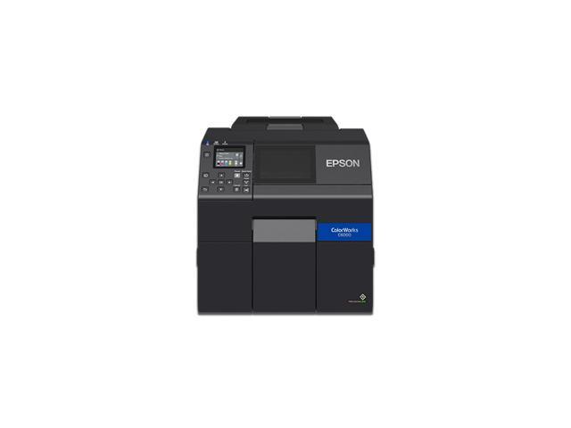 Epson C31CH76A9981 ColorWorks CW-C6000A Color Inkjet Label Printer with Auto Cutter (Matte) - PrecisionCore TFP - 1200 dpi - Black