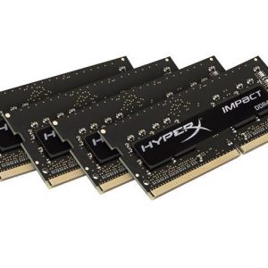 HyperX Impact 32GB (4 x 8GB) 260-Pin DDR4 SO-DIMM DDR4 2400 (PC4 19200) Laptop Memory Model HX424S15IBK4/32