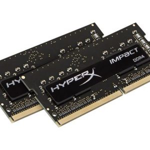 HyperX Impact 16GB (2 x 8GB) DDR4 2400MHz DRAM (Notebook Memory) CL14 1.2V Black SODIMM (260-pin) HX424S14IB2K2/16 (Intel XMP)