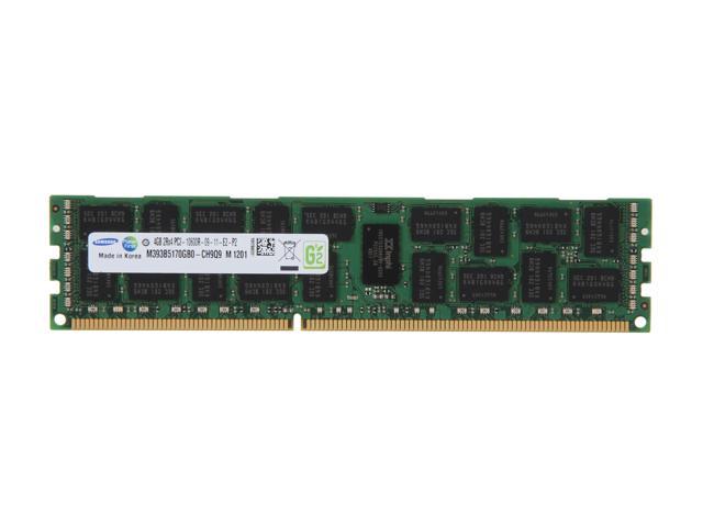 SAMSUNG 4GB 240-Pin DDR3 SDRAM ECC Registered DDR3 1333 Server Memory Model M393B5170GB0-CH9