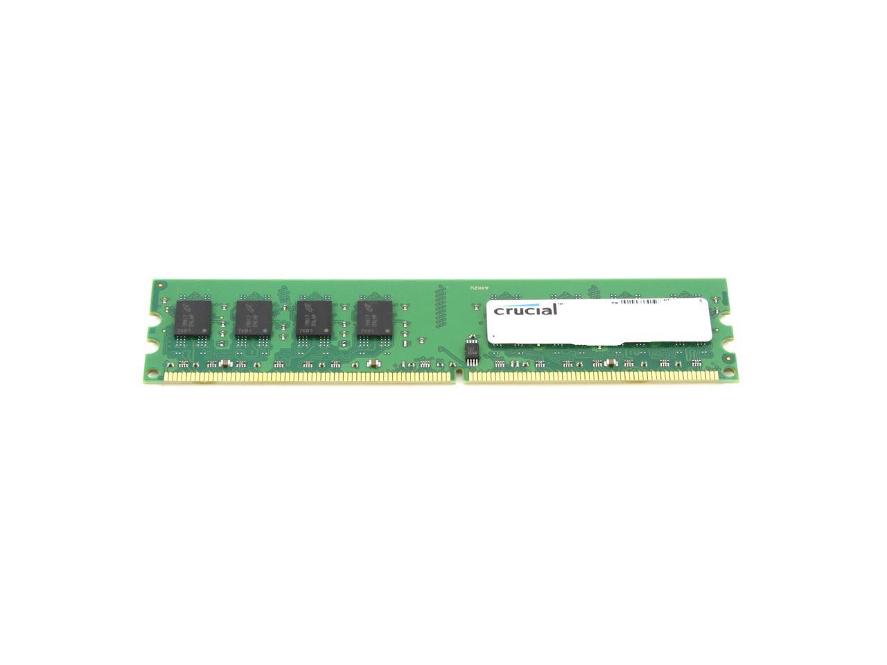 Crucial 4GB (2 x 2GB) DDR2 667 (PC2 5300) Dual Channel Kit Desktop Memory Model CT2KIT25664AA667