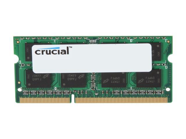 Crucial 4GB 204-Pin DDR3 SO-DIMM DDR3L 1333 (PC3L 10600) Laptop Memory Model CT51264BF1339