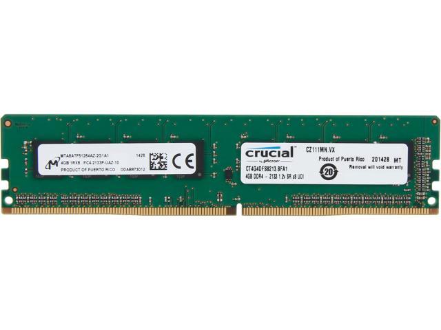 Crucial 4GB DDR4 2133 (PC4 17000) Desktop Memory Model CT4G4DFS8213