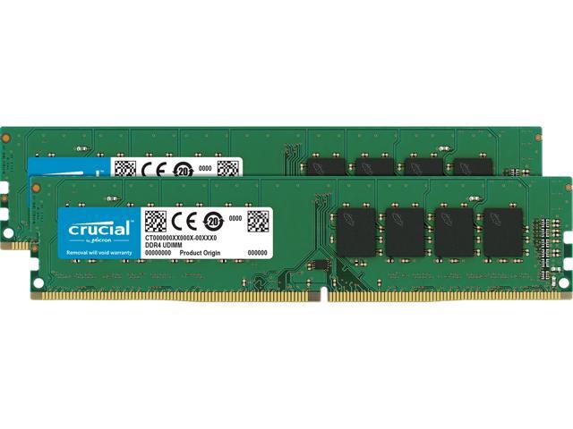 Crucial 16GB (2 x 8GB) DDR4 2666MHz DRAM (Desktop Memory) CL19 1.2V SR DIMM (288-pin) CT2K8G4DFS8266
