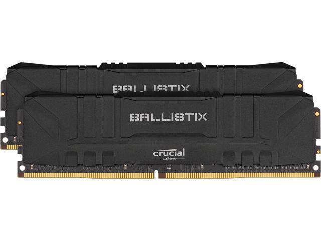 Crucial Ballistix 3200 MHz DDR4 DRAM Desktop Gaming Memory Kit 32GB (16GBx2) CL16 BL2K16G32C16U4B (BLACK)