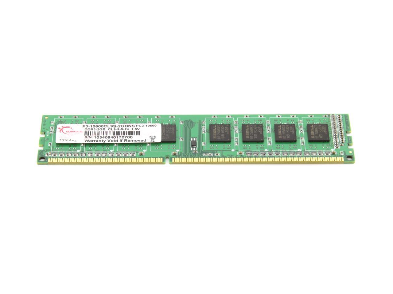 G.SKILL NS 2GB DDR3 1333 (PC3 10600) Desktop Memory Model F3-10600CL9S-2GBNS