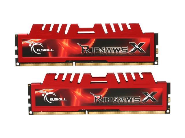 G.SKILL Ripjaws X Series 8GB (2 x 4GB) DDR3 1333 (PC3 10666) Desktop Memory Model F3-10666CL9D-8GBXL