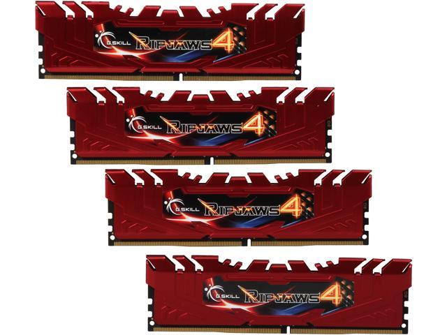 G.SKILL Ripjaws 4 Series 32GB (4 x 8GB) DDR4 2133 (PC4 17000) Desktop Memory Model F4-2133C15Q-32GRR