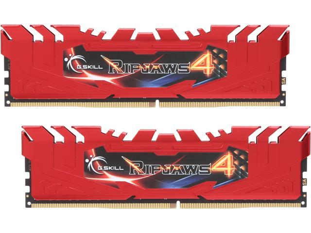G.SKILL Ripjaws 4 Series 8GB (2 x 4GB) DDR4 2400 (PC4 19200) Memory Kit Model F4-2400C15D-8GRR