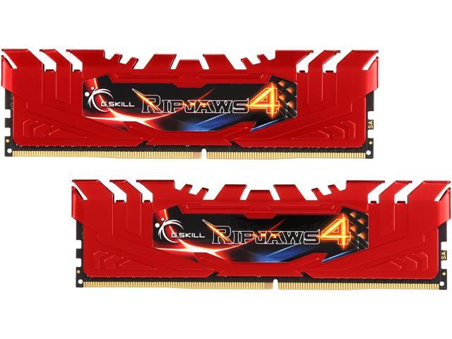 G.SKILL Ripjaws 4 Series 8GB (2 x 4GB) DDR4 2666 (PC4 21300) Extreme Performance Memory Model F4-2666C15D-8GRR