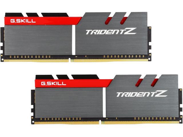 G.SKILL TridentZ Series 16GB (2 x 8GB) DDR4 3200 (PC4 25600) Desktop Memory Model F4-3200C16D-16GTZB