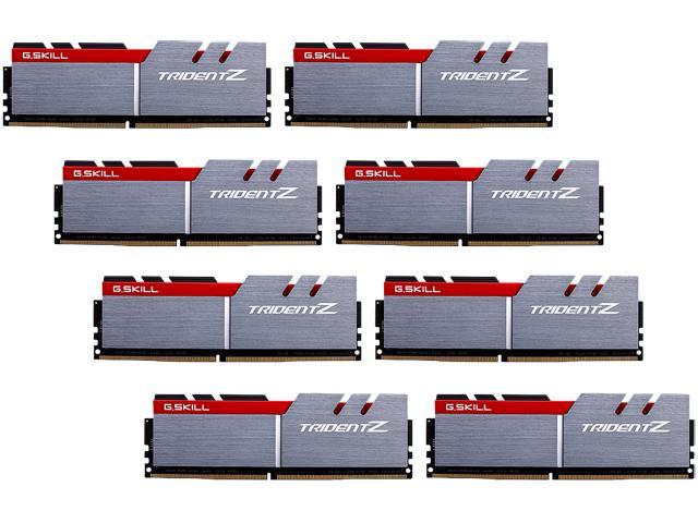 G.SKILL TridentZ Series 128GB (8 x 16GB) DDR4 3200 (PC4 25600) Memory (Desktop Memory) Model F4-3200C16Q2-128GTZ