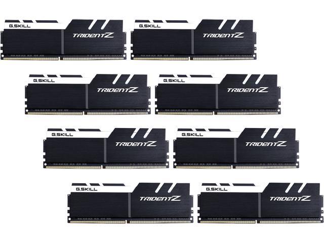 G.SKILL TridentZ Series 128GB (8 x 16GB) 288-Pin PC RAM DDR4 3200 (PC4 25600) Desktop Memory Model F4-3200C16Q2-128GTZKW