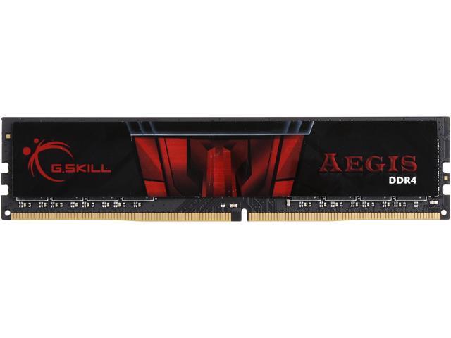 G.SKILL Aegis 8GB 288-Pin PC RAM DDR4 3000 (PC4 24000) Desktop Memory Model F4-3000C16S-8GISB