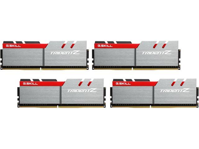 G.SKILL TridentZ Series 64GB (4 x 16GB) DDR4 3600 (PC4 28800) Desktop Memory Model F4-3600C17Q-64GTZ
