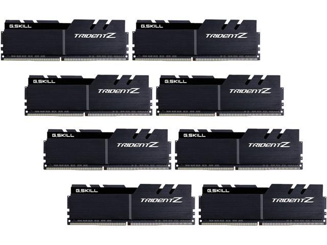 G.SKILL TridentZ Series 64GB (8 x 8GB) DDR4 3600 (PC4 28800) Desktop Memory Model F4-3600C16Q2-64GTZKK