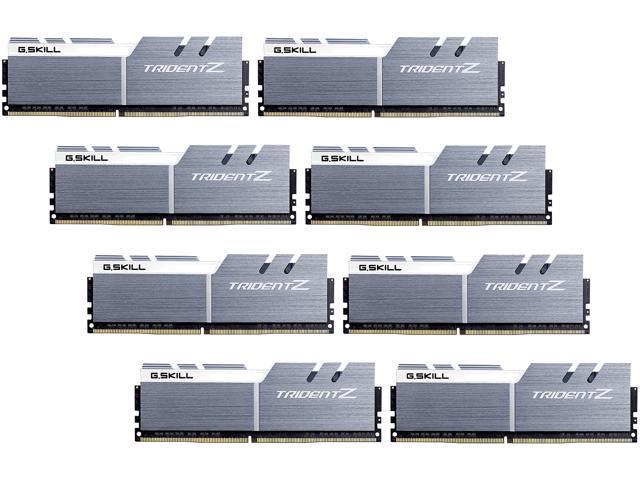 G.SKILL TridentZ Series 64GB (8 x 8GB) DDR4 3600 (PC4 28800) Desktop Memory Model F4-3600C16Q2-64GTZSW