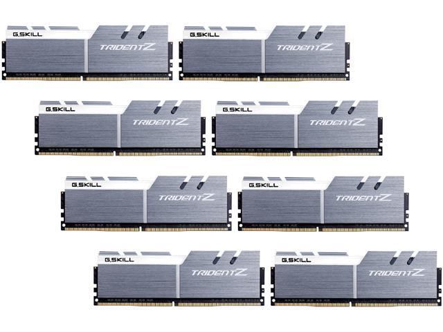 G.SKILL TridentZ Series 128GB (8 x 16GB) DDR4 3600 (PC4 28800) Desktop Memory Model F4-3600C17Q2128GTZSW