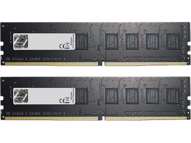 G.SKILL Value 8GB (2 x 4GB) DDR4 2400 (PC4 19200) Desktop Memory Model F4-2400C17D-8GNT